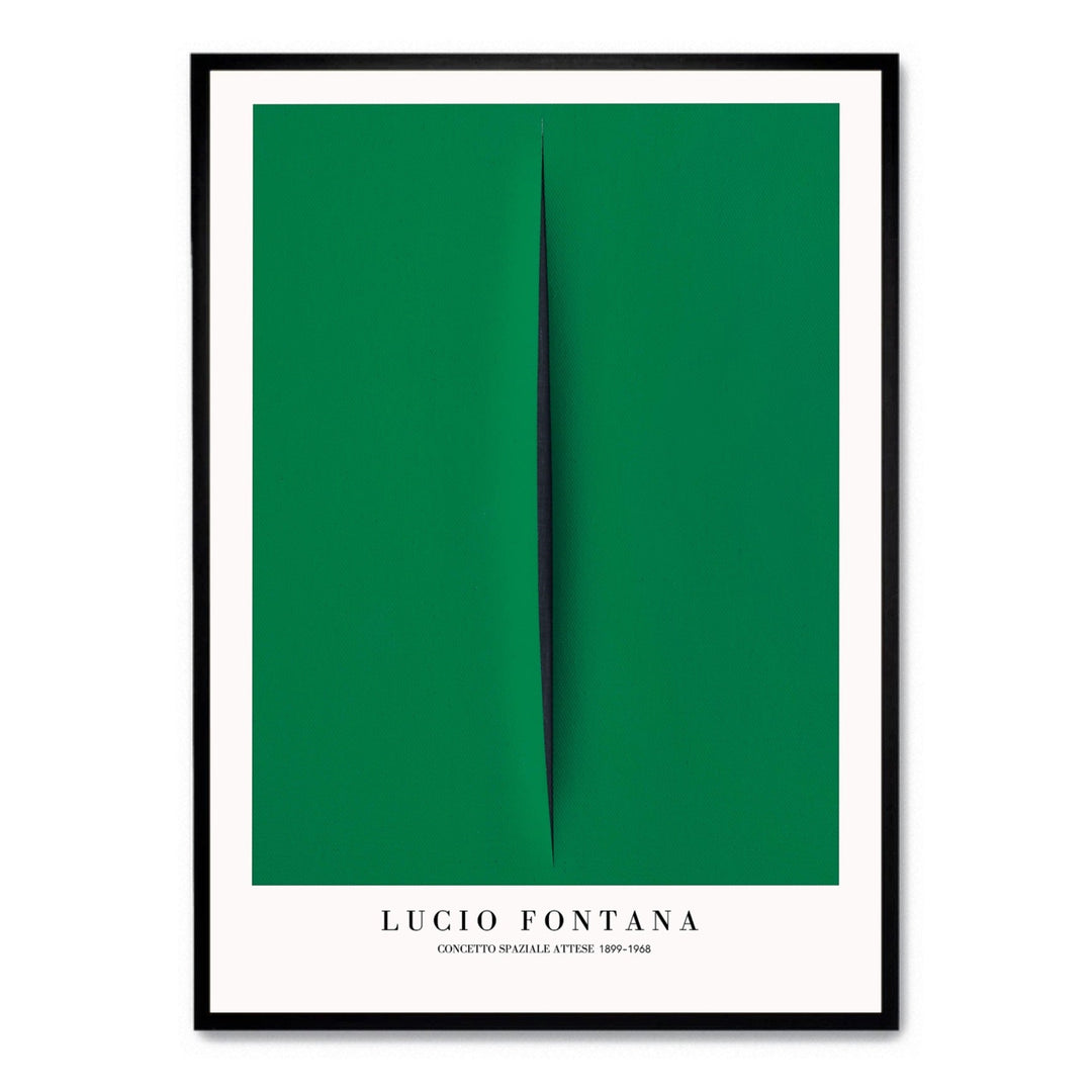 Lucio Fontana Green - Theposter