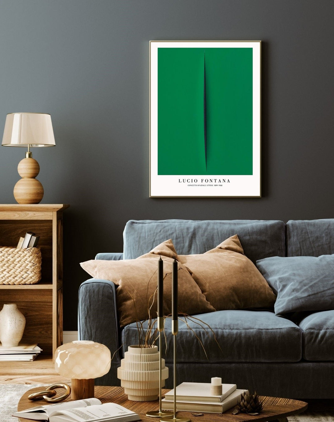 Lucio Fontana Green - Theposter