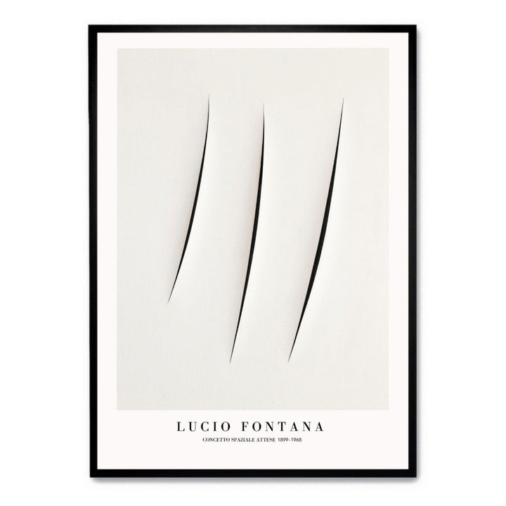 Lucio Fontana White - Theposter