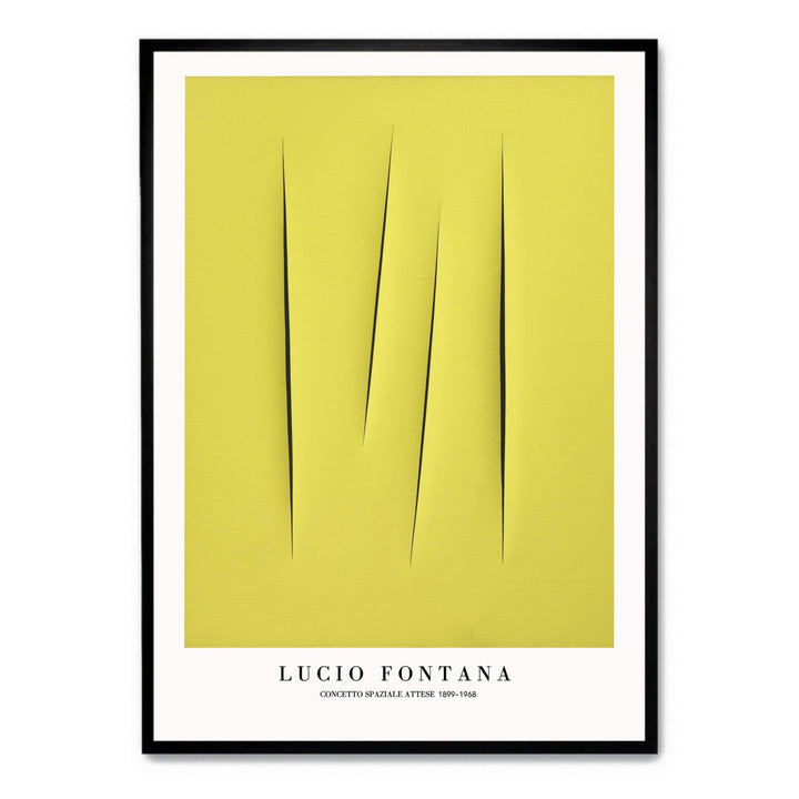 Lucio Fontana Yellow - Theposter