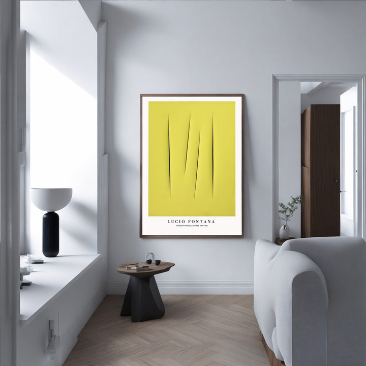 Lucio Fontana Yellow - Theposter