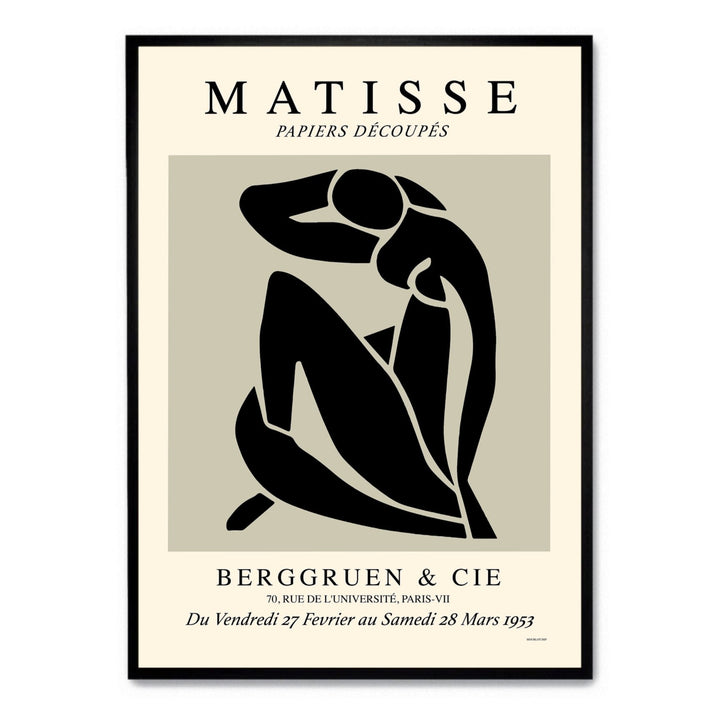 Matisse Nu Woman Black - Theposter