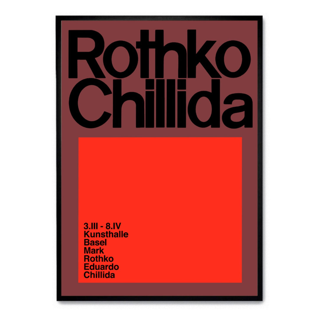 Rothko Chilida - Theposter