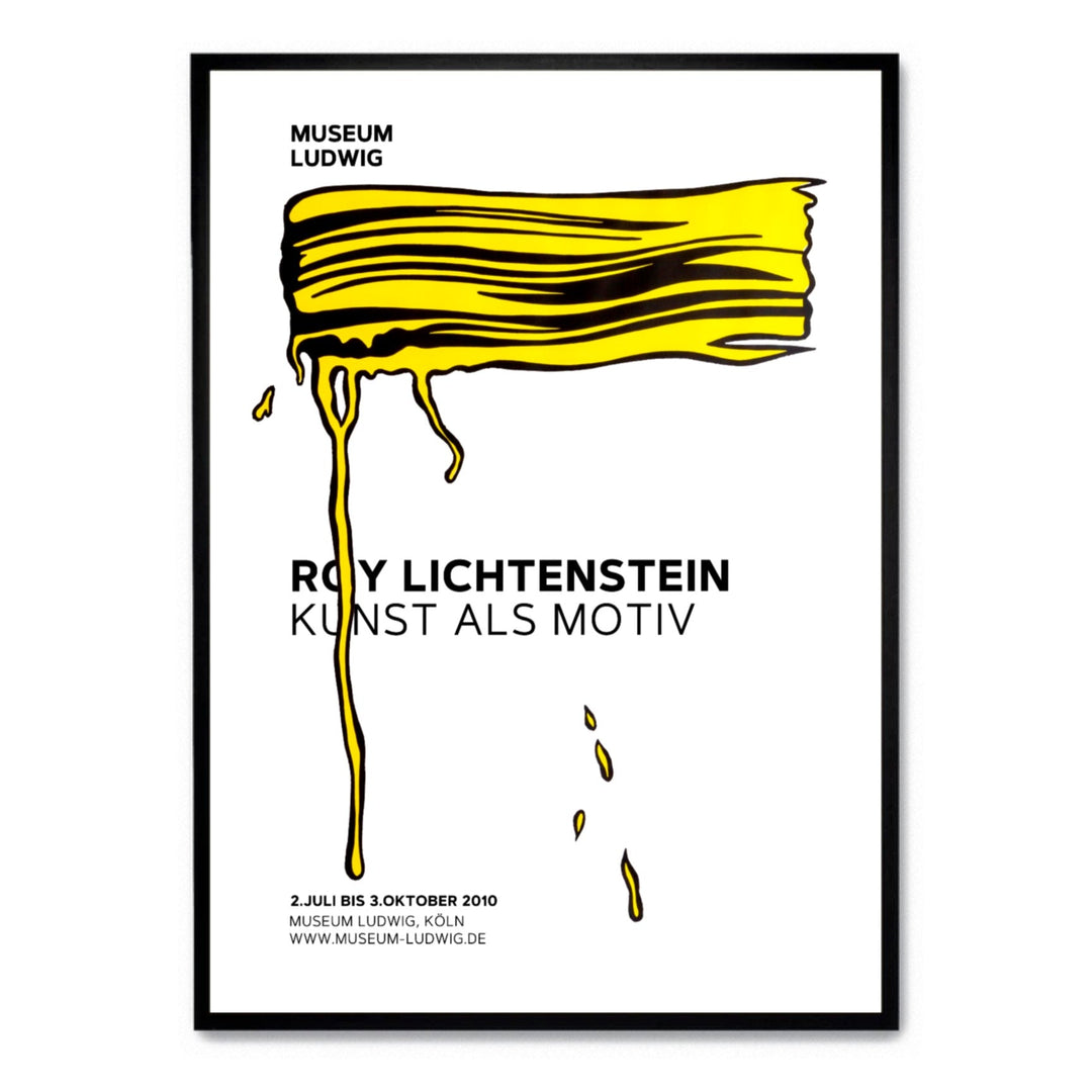 Roy Lichtenstein Yellow Brushstroke - Theposter