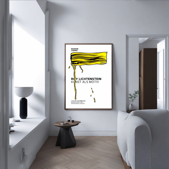 Roy Lichtenstein Yellow Brushstroke - Theposter