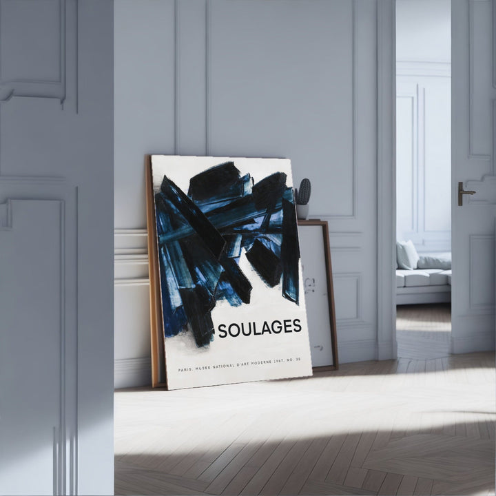 Soulages Blue Peinture - Theposter