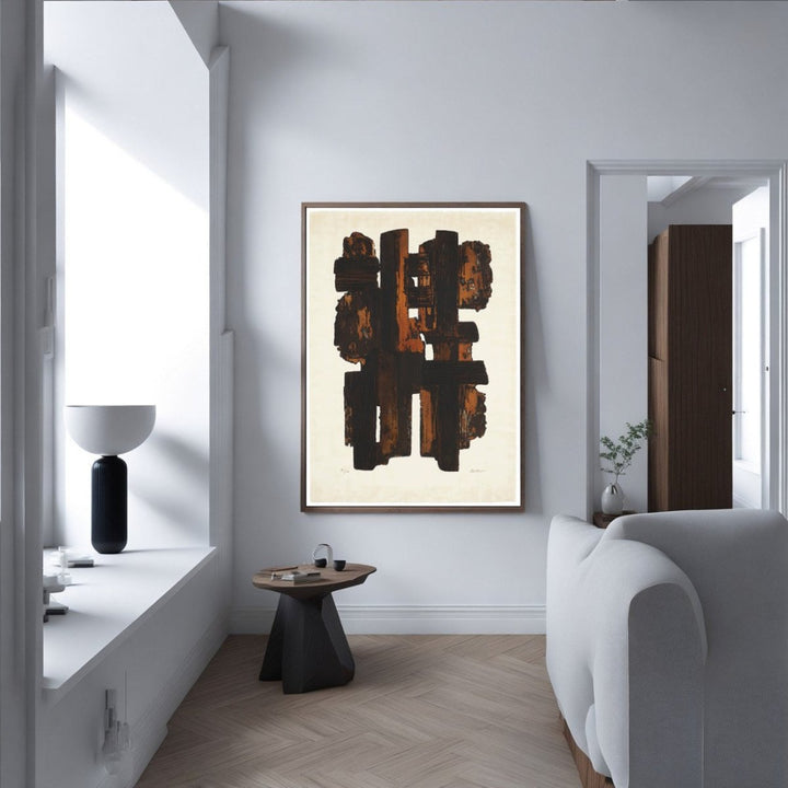 Soulages Etching no.2 - Theposter