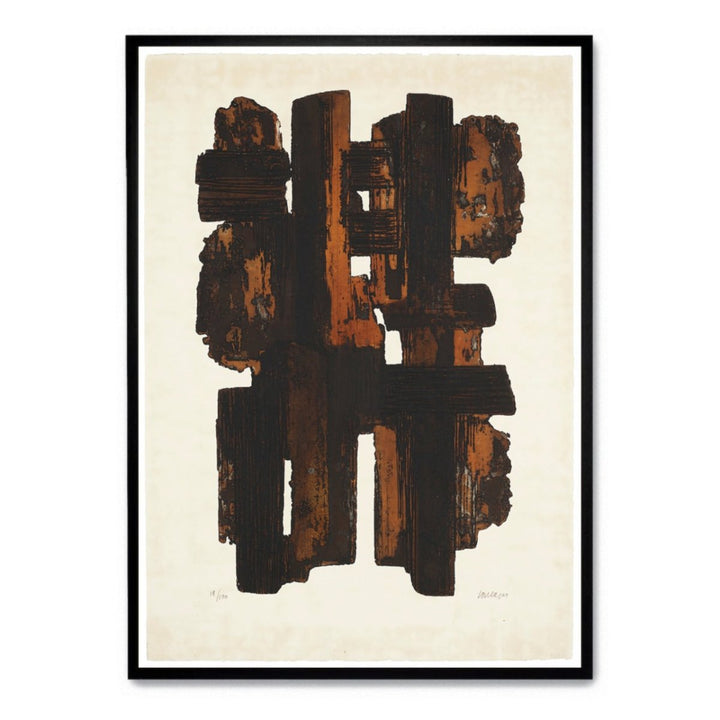 Soulages Etching no.2 - Theposter