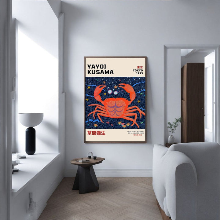 Yayoi Kusama Crab - Theposter