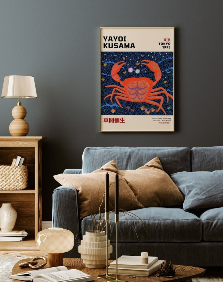 Yayoi Kusama Crab - Theposter