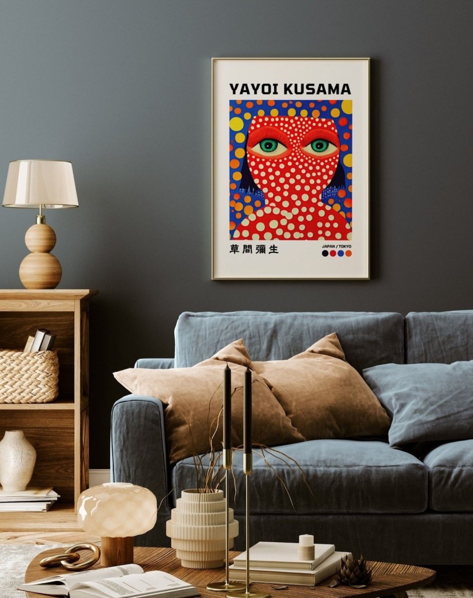 Yayoi Kusama Face - Theposter