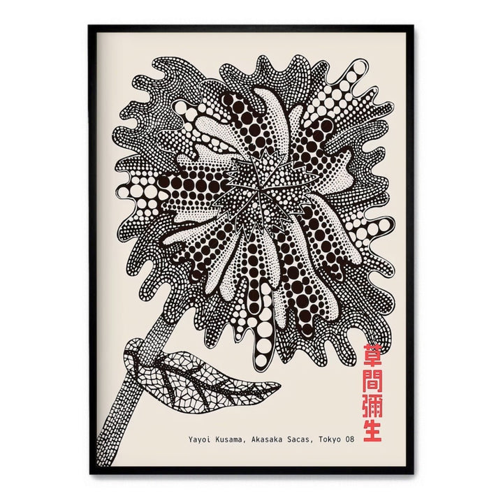 Yayoi Kusama Flower - Theposter