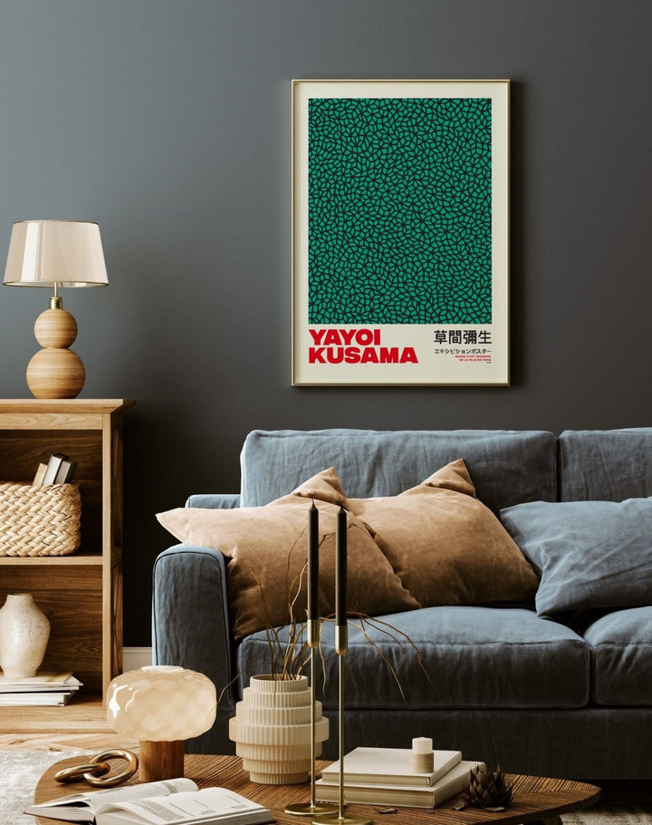 Yayoi Kusama Green Nets - Theposter